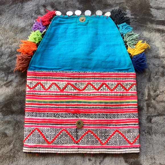 Multicolored detailed clutch - Picture 4 of 5